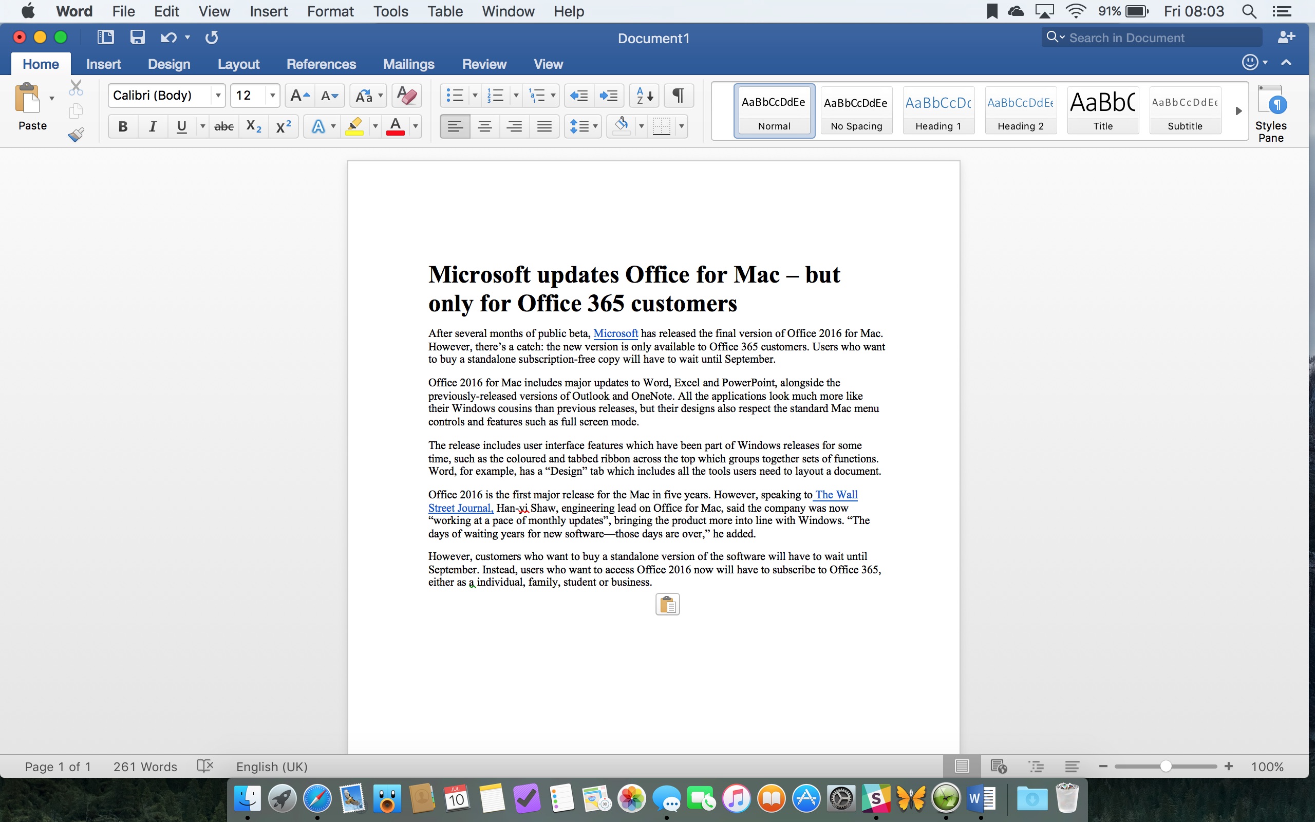 word 2016 for mac center within text boxes